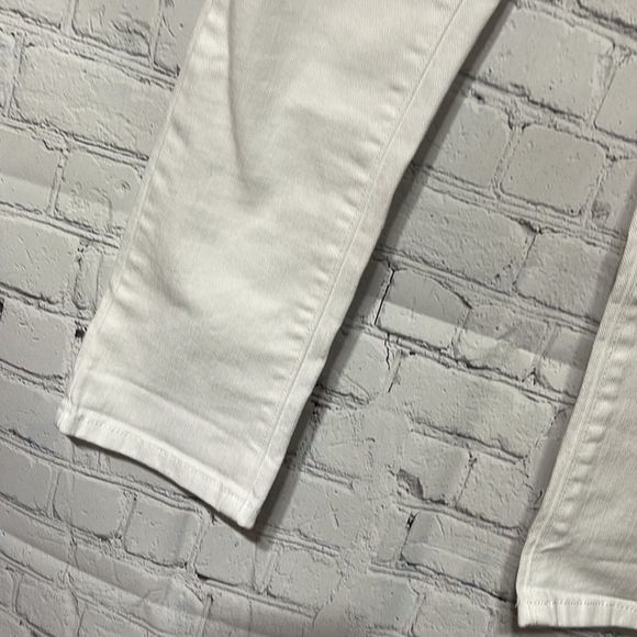 Old Navy White Jeans Adjustable Waist Size 14 - Picture 4 of 9